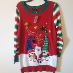 Elf Oversized Ugly Christmas Sweater